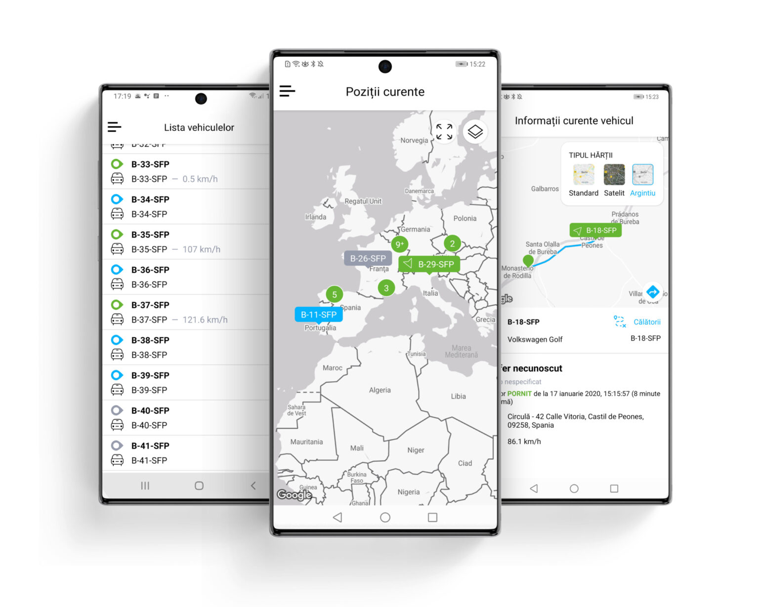 fliGo – aplicatie mobila localizare autovehicule flota - SafeFleet